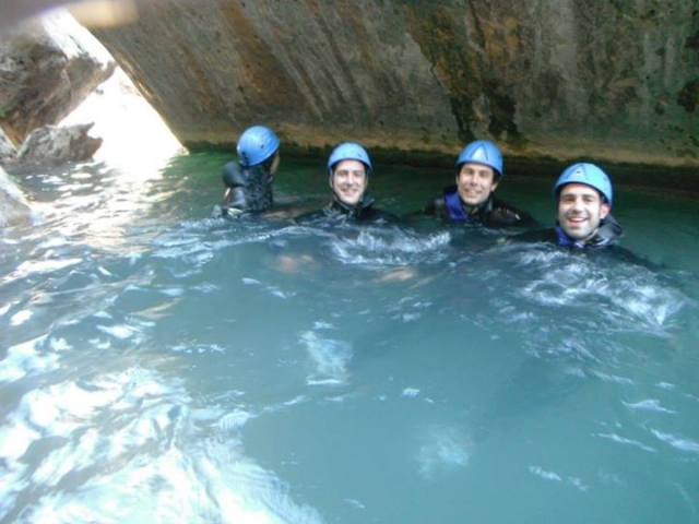  In a river 
